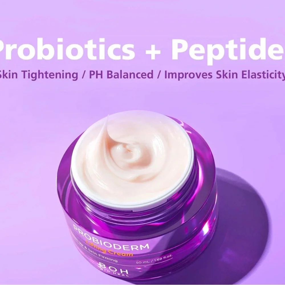 BIOHEAL BOH Probioderm Lifting Cream 50ml Special Set -Ampoule 7mL x 2each New